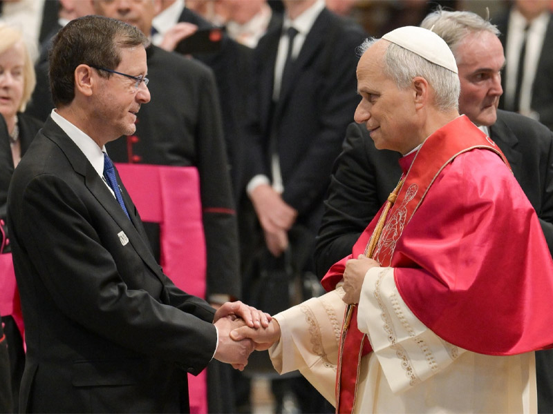 President Herzog attends the inauguration of Pope Leo XIV at the Vatican