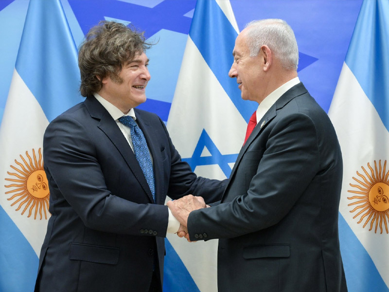 PM Netanyahu meets with Argentine President Javier Milei