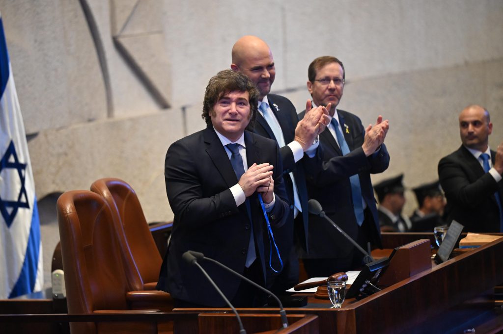 ‘People Here Love Him Because He Loves Israel’: Students Give Argentine President a Rock Star Welcome