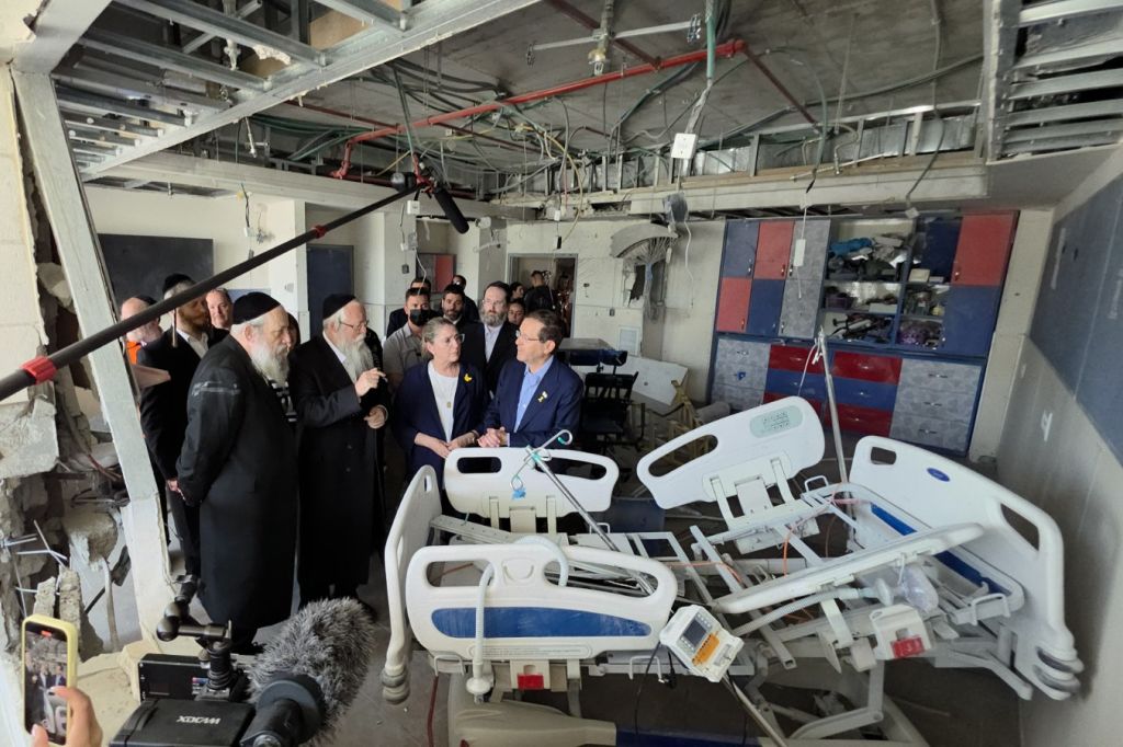 Missile Shatters Israeli Rehab Center for Disabled Children; President Vows Rebuilding