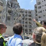 President Herzog visits site of Iranian missile strike in Be’er Sheva