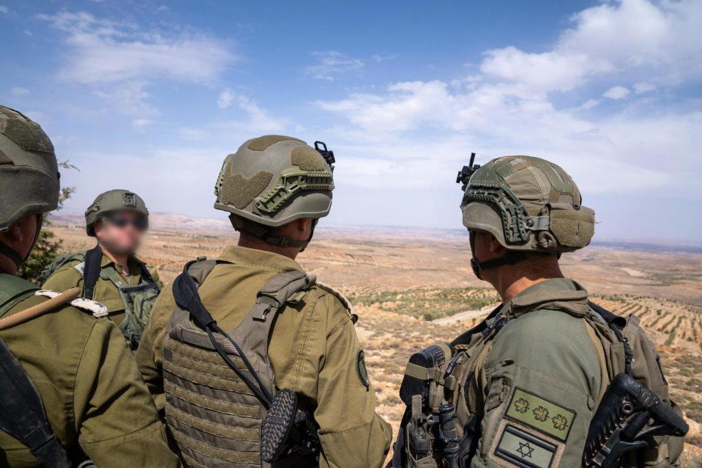 Israel Society: In the Mount Hermon Area: Troops Continue Defensive Operations in Southern Syria