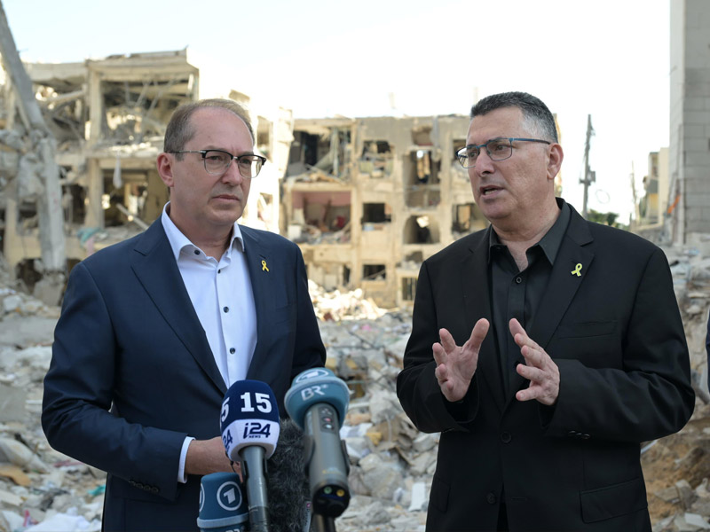 FM Sa’ar meets with the German Federal Minister of the Interior Alexander Dobrindt