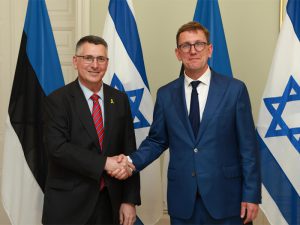 FM Sa’ar meets with Estonian PM Kristen Michal and FM Margus Tsahkna