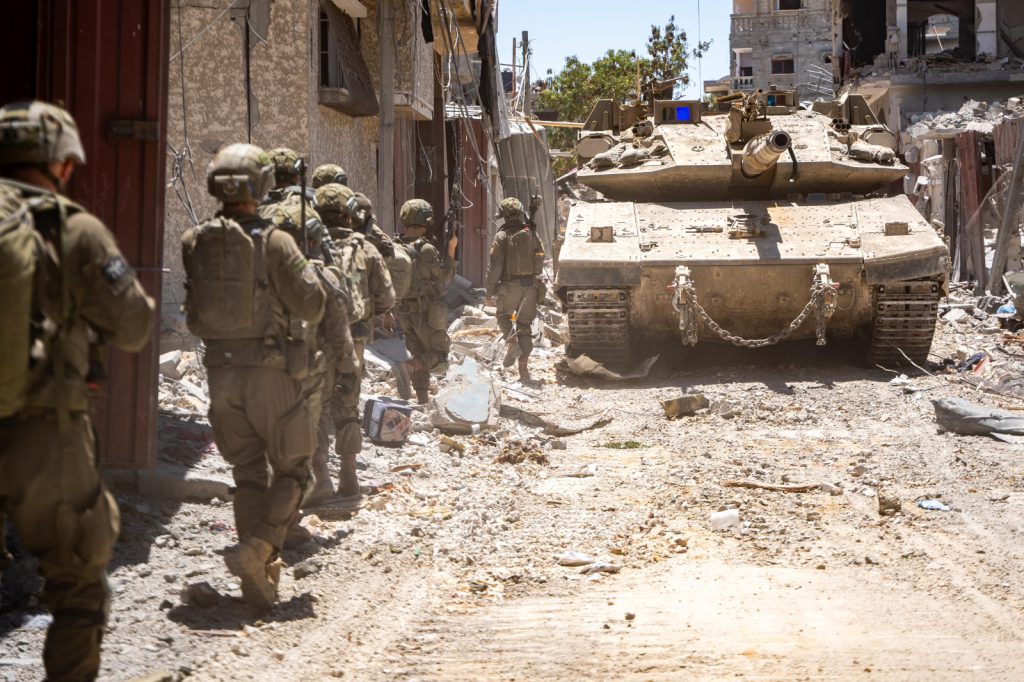 Israel: Over 100 Terror Targets Struck in Gaza, Weapons Found in Civilian Building