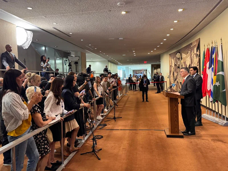 FM Sa’ar’s statement to the press at the UN ahead of the special Security Council meeting on the issue of the hostages