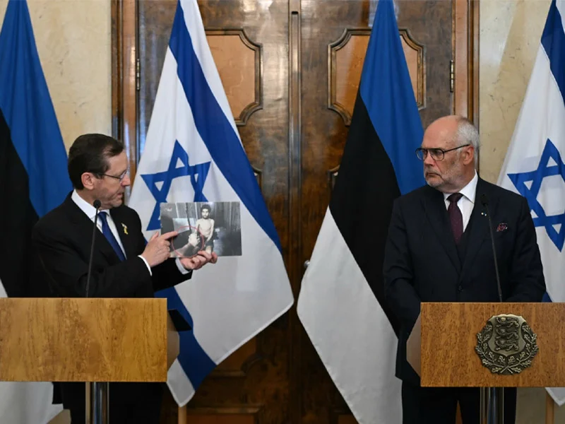 President Herzog meets with Estonian President Alar Karis