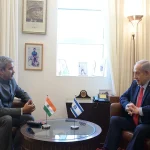 PM Netanyahu Meets with Indian Ambassador to Israel J.P. Singh