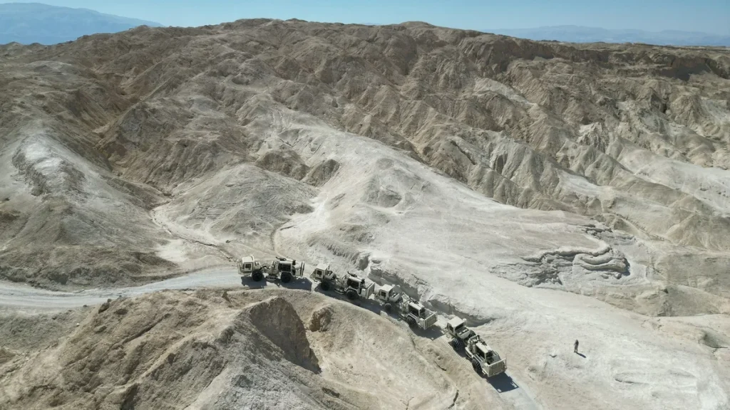 A seismic survey is currently being conducted in the Amiaz Plain and Mount Sedom