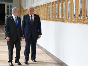 Заявление премьер-министра Нетаниягу с президентом Дональдом Трампом в Белом доме