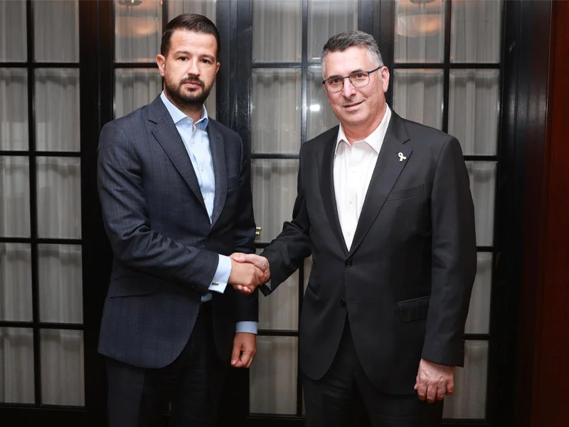 Politics: FM Sa’ar meets with President of Montenegro Jakov Milatović