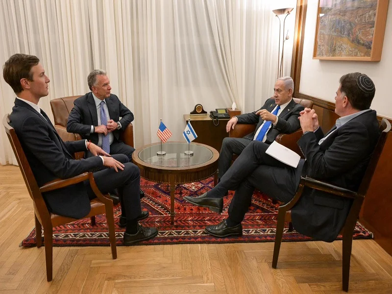 PM Netanyahu meets with Special Envoy Witkoff and Jared Kushner