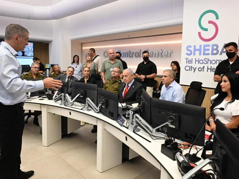 PM Netanyahu visits Sheba Medical Center
