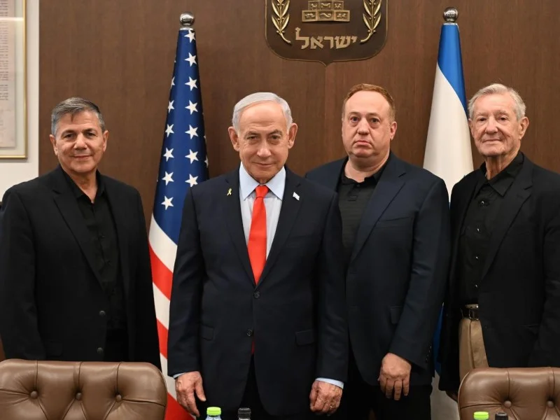 PM Netanyahu meets with JINSA delegation