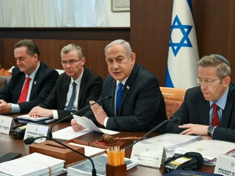 Politics: Prime Minister Netanyahu at the Start of the Government Meeting