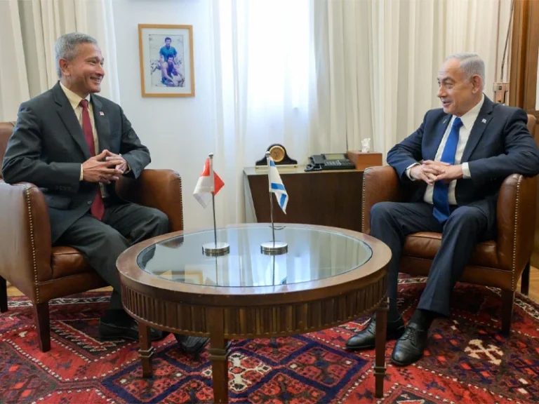 Politics: PM Netanyahu meets with Singaporean Foreign Minister Vivian Balakrishnan