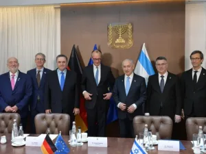 Punong Ministro Netanyahu at German Chancellor Friedrich Merz Nagdaos ng Pinalawak na Pulong