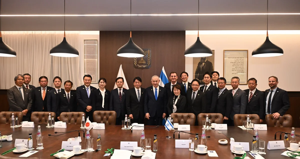 Prime Minister Benjamin Netanyahu Meets with Delegation of Japanese MPs