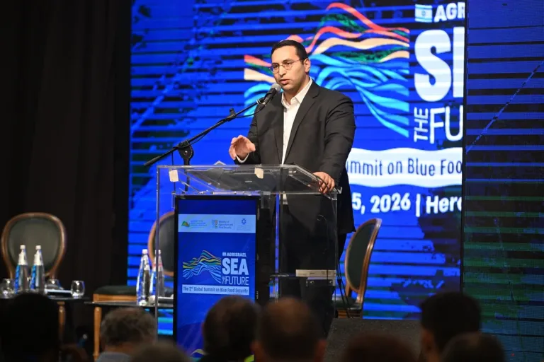 The Ministry of Agriculture and Food Security and the Ministry of the Negev, Galilee and National Resilience: The International Conference on Marine Agriculture Food Security – Sea the Future 2026 is underway