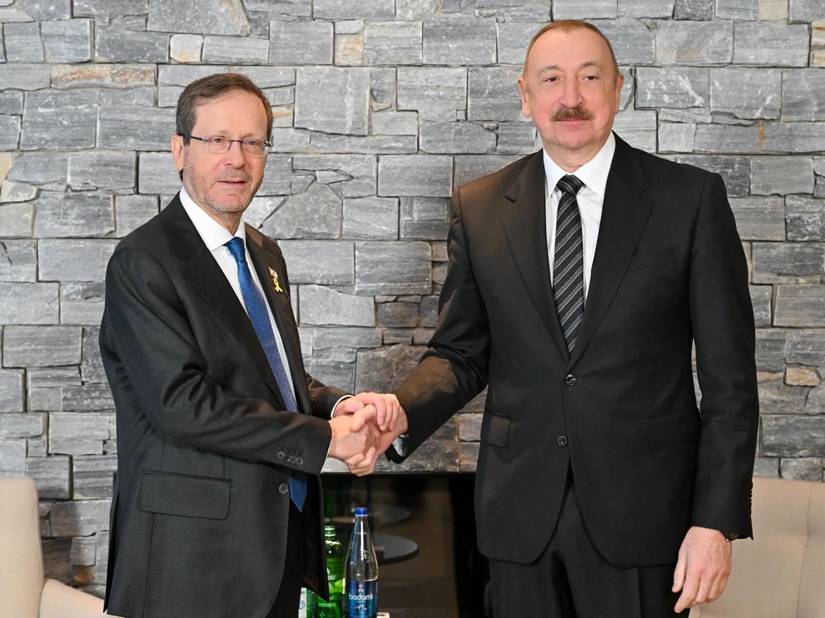 President Herzog Meets with the Presidents of Azerbaijan and Switzerland at Davos