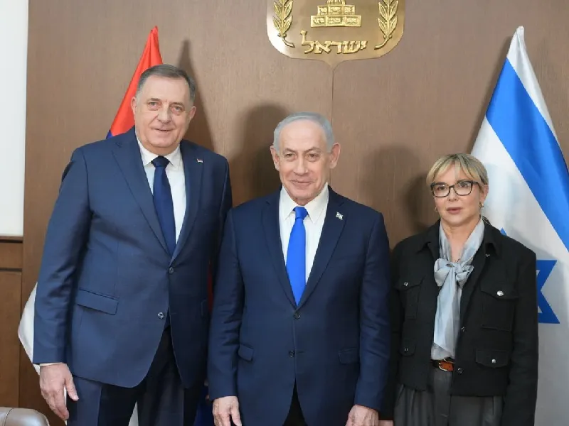 Netanyahu, Pangulo ng Republika ng Srpska, Nakipagpulong kay Ana Trisic-Babic at dating Pangulo Milorad Dodik