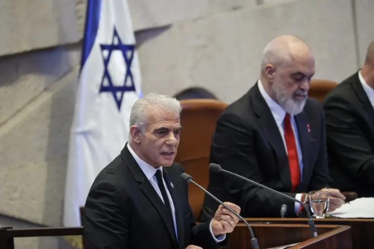 Opposition Leader MK Lapid in special Knesset debate honoring Albanian Prime Minister Rama: World order collapsing before our eyes