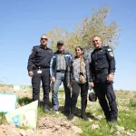 Полиция Южного округа посадила деревья к Ту би-Шват