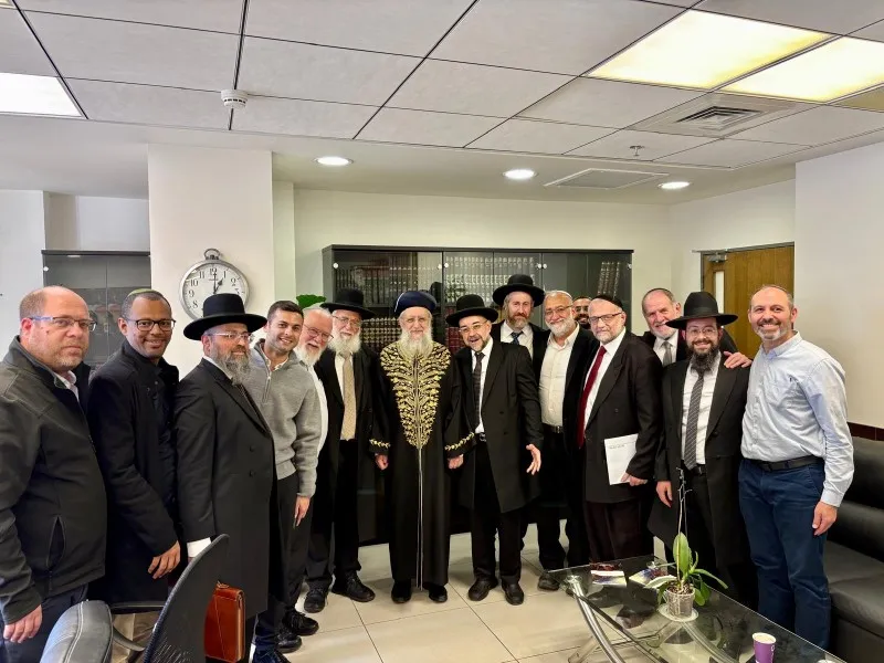 Delegation to India – Meeting with Chief Rabbi