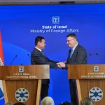 פגישת שר החוץ גדעון סער עם שר החוץ של פרגוואי רובן רמירז לצקנו