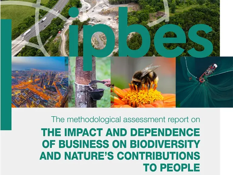The Intergovernmental Science-Policy Platform on Biodiversity and Ecosystem Services (IPBES) Publishes the First Global Assessment on Business and Biodiversity