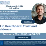 AI in Healthcare: Trust & Evidence