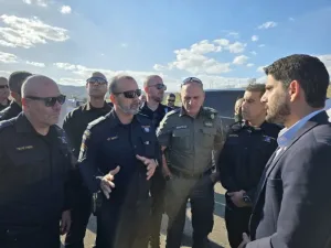 Governability and sovereignty in the eastern border sector – The Police Commissioner visited the Gilad area in the Judea and Samaria district
