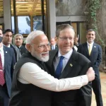 استضاف رئيس الدولة رئيس وزراء الهند في مقر الرئاسة