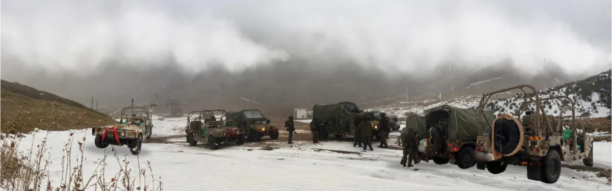 Le transport de montagne du 810 monte vers le mont Hermon, et ce n&rsquo;est vraiment pas la première fois.