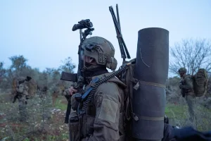 Armored Brigade 401 on a forward defense mission in southern Lebanon