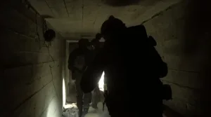 IDF forces located a Hezbollah underground tunnel.