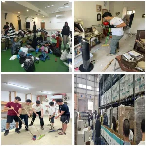 Pre-military academy trainees operate and volunteer throughout the country