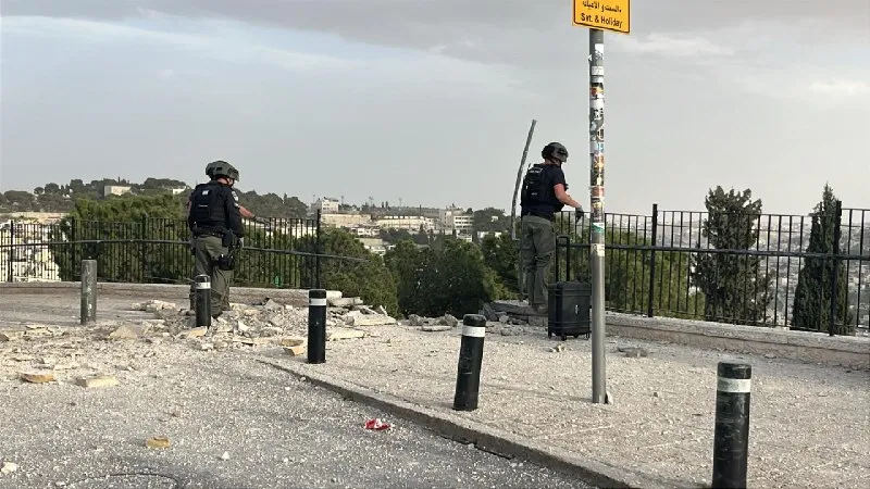 ירושלים: נמצא נשק, פצוע קל פונה לבית חולים