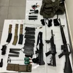 जुडिया और समरिया: पुलिस ने हथियार जब्त किए, 7 गिरफ्तार