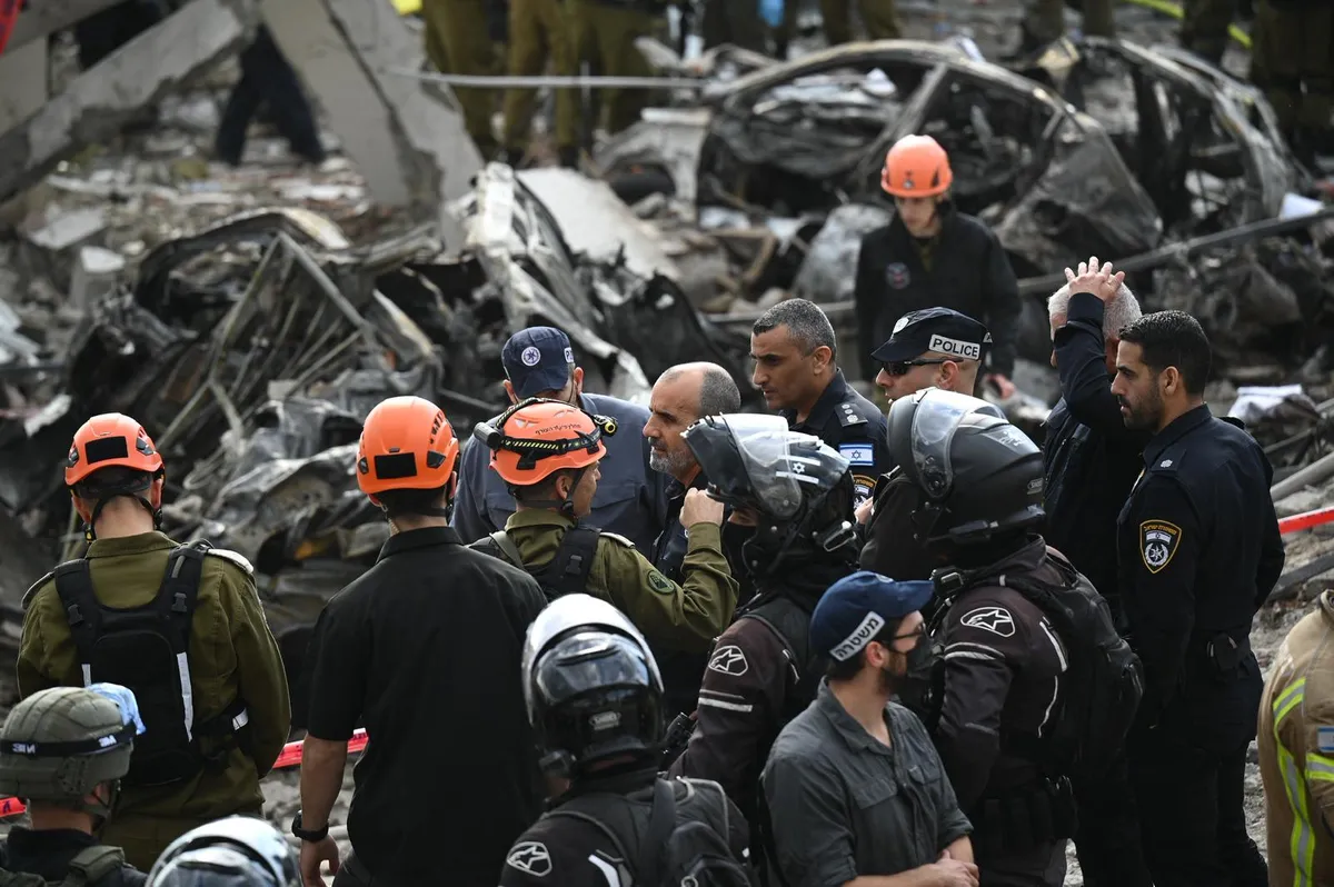 Over 70 Israelis Pulled From Wreckage After Missile Hit