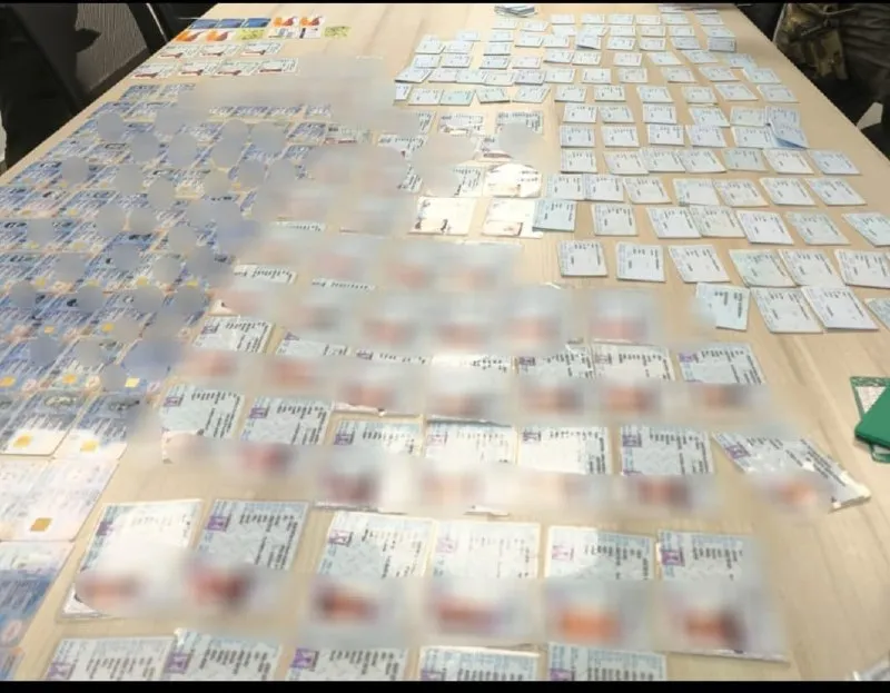 Police arrest 4 with hundreds of forged IDs in Tel Aviv