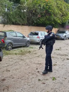 Police clear weapons, equipment in Upper Galilee after damage