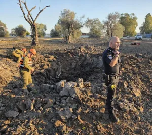Police investigate falling weapon parts in central Israel