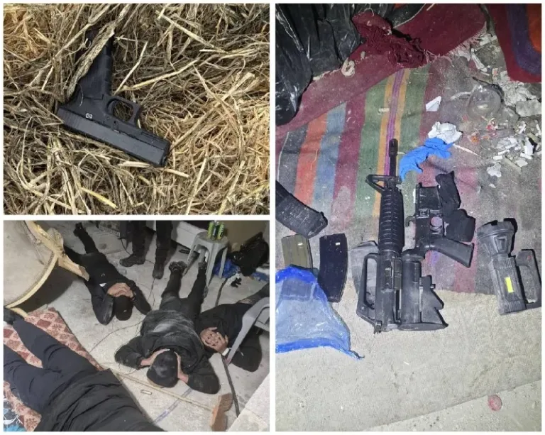 Rahat: Police Arrest 13, Seize M16, Pistols in Raid