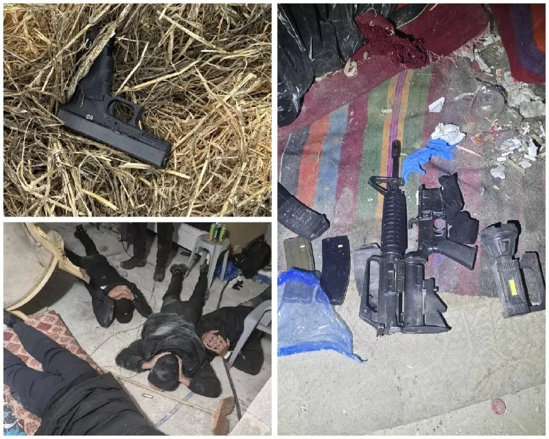 Rahat: Police Arrest 13, Seize M16, Pistols in Raid