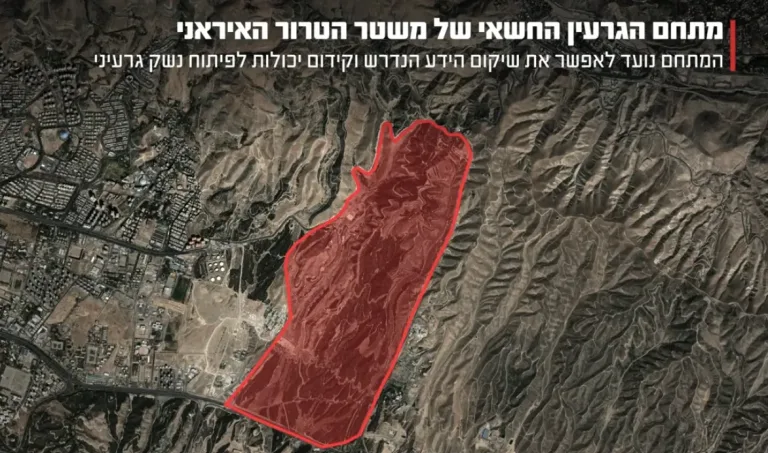 The attack against the Iranian terror regime's secret nuclear complex is revealed