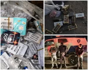 The smuggling of thousands of SIM cards and a large quantity of tobacco, apparently intended to reach the Gaza Strip under humanitarian cover, was thwarted. Three suspects were arrested near the Allenby crossing.