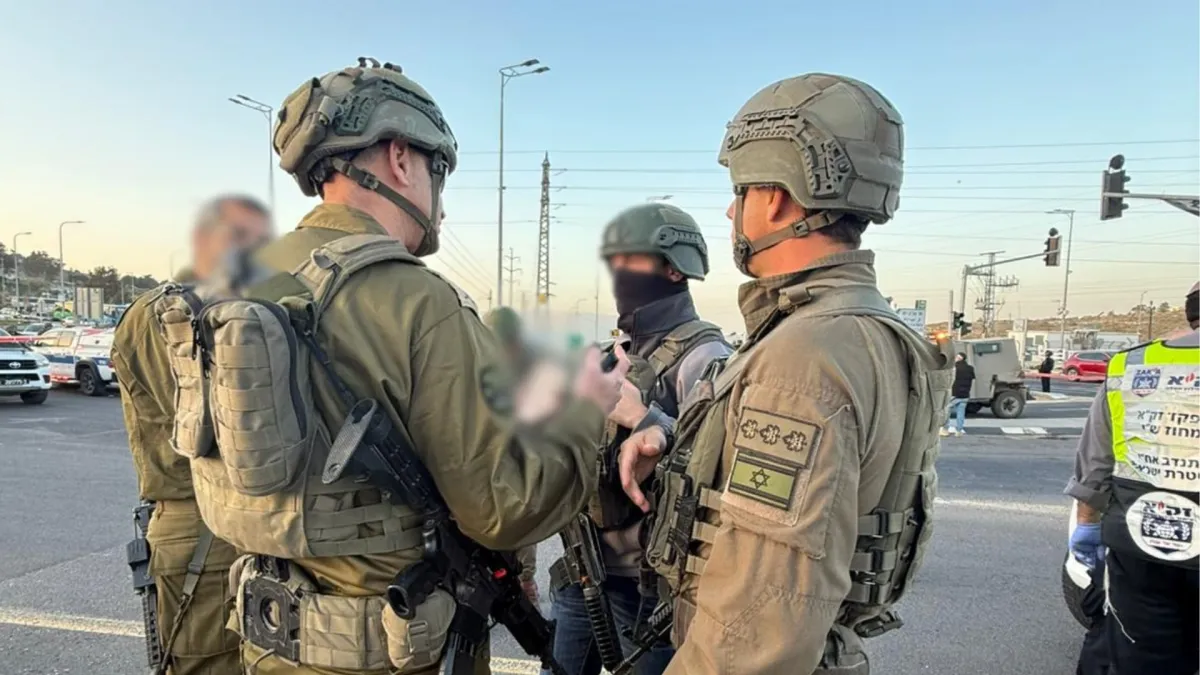 The terrorists executed a U-turn with their weapons aimed at us. We returned fire and neutralized them.