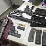 Weapons seized from Umm al-Fahm terror cell foiled