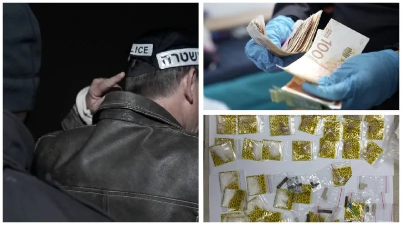 13 Drug Traffickers Arrested in South, Center Israel
